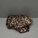 MR&HM Satin Fitted Sheet Full Size, Silky Bottom Sheet with Elastic Corner Straps, Deep Pocket up to 15 Inch, No More Slipping Off for Mattress - 1 Fitted Sheet Only (Brown Leopard)