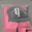 Fragralley Dog Coat Large, Waterproof Dog Jacket with Warm Fleece Lining, Adjustable Reflective Dogs Winter Coat, Turtleneck Pet Coats for Cold Weather (Pink L)