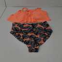 DEBELLY Maternity Bikini Set Two Piece Swimsuit Ruffle Women Bathing Suits High Waist Vintage Pregnancy Swimwear, XL