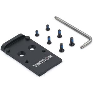 Optics Adapter Plate for Glock 19 17 MOS, Compatible with Holosun 407C/507C/508T Trijicon RMR/SRO Durable