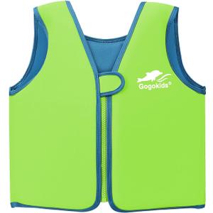 Vine Kids Swim Vest Toddler Learn to Swim Floatation Jackets Training Vest for Boys Girls (5-8 Years, Green)