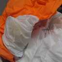 5FT Halloween Inflatables Pumpkin Ghost Built-in 3-Pattern Colorful Flashing Light, Cute Halloween Blow Up Yard Decorations for Indoor Outdoor Home/Holiday/Party/Yard/Lawn (1PCS)