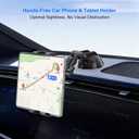 PLDHPRO Tablet Holder for Car Dashboard & Windshield, Universal iPad Car Mount Suction Cup Stand for 5.1" - 15.6" Phones & Tablets Compatible with iPhone 17/16/15, iPad, Galaxy Tab - 5.1-15.6 inch