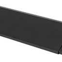 6 Inch Adjustable Fireplace Hood & Heat Deflector  28 to 48 Inch Fireplaces Hood Heat Smoke Guard Shield Mantel Protects from Heat Damage (Black)