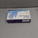 Disposable Nitrile Gloves Powder & Latex Free 3 mil Non-Sterile Nitrile Exam Gloves Light Duty Cleaning Gloves, Large, Box/100 (Blue, L)