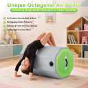 Inflatable Octagon Mat Gymnastic Tumble Equipment Air Barrel Trainer