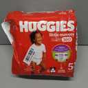 Huggies Size 5 Baby Diapers, Little Movers HuggFit 360° Baby Diapers with 360° Waistband, Size 5 (27+ lbs), 19 Count