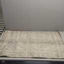 Keen Home Design 2x3 Rug - Machine Washable Entry Rug with Non-Slip Backing, Ideal for Enteryway, Kitchen, Bathroom, Laundry Room - Vintage, Easy Clean, Durable, Low Pile Rug - (2' x 3') (Dark Beige)