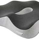 PTAWAA Memory Foam Seat Cushion Office Chair Cushion SupportPillow Buttocks(Black)