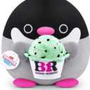 Snackles Series 2 Penguin & Baskin-Robbin 16 Inch Plush by ZURU, Ultra Soft Plush, Collectible Plush with Real Licensed Brands, Stuffed Animal, Giftable