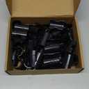 72 Pcs Wire Shelf Clips for 1" Post - 36 Pairs of Wire Rack Lock Clip Replacements for Metal Shelving Sleeves System, Plastic Parts for Stability and Layer Spacing Adjustment
