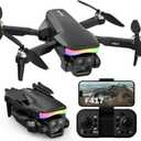 Drone with 1080P Camera for Adults,LED Colorful Light,FPV Drones Outdoor for Beginners Children,RC Quadcopter with WiFi Transmission Altitude Hold Tap Fly Optical Flow Positioning