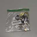 TXIN 15 Pieces Twist Lock Fastener Purse Turn Locks Clasp Bag Closure Metal Clip Hardware for DIY Handbag Craft Making Supplies(5 Colors) (multicolor)