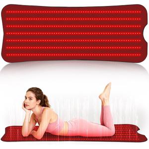 Professional Grade Red Light Therapy Mat, 60"x24" Large Red Light Pad for Body, 660nm & 850nm Red Light Portable Home Therapy Device for Men Women Elderly, Gifts for Lover Friends Family