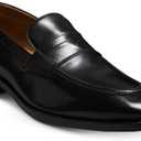 Allen Edmonds Mens Eli Penny Loafers (10, Black Leather)
