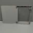 JETech Case ONLY for iPad Air 11-Inch M4/M3/M2 (2026/2025/2024), iPad Air 5/4 (2022/2020 5th/4th) with Pencil Holder, Clear Transparent Back Slim Stand Shockproof Tablet Cover (Silver)