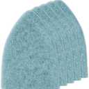 NEWISHTOOL 5 Pack Scrubber Pads for Automotive Cleaning, Non-Scratch Refill Pads of Cleaning Scouring Tool, Household Bathroom Shower Cleaning Scour Pad Multipurpose Scouring Sponge for Glass Ceramic 