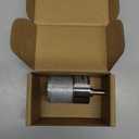 Greartisan DC 12V 300RPM Gear Motor High Torque Electric Micro Speed Reduction Geared Motor Eccentric Output Shaft 37mm Diameter Gearbox