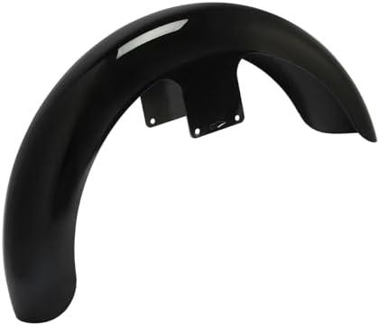 TCMT Painted Black 21" Wrap Front Fender Fits For Harley Davidson Touring Electra Glide Tri Glide Tour Glide Street Glide Road KingCustom Baggers 1997-2013