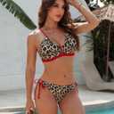 Blooming Jelly Womens Bikini Sets Two Piece Cheeky Swimsuits Curvy Cutout String Bathing Suits (M)