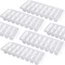 6 Pack White Ice Cube Tray, Size 3"L x 2"W x 0.5"H