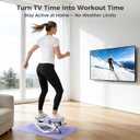 Rock Stepper Side to Side, Rocking Stepper with Lateral Motion, Compact Side Stepper for Home & Apartment, Low Impact Workout Machine (Black)