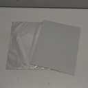 LEOBRO Silicone Mats for Crafts, 2 Pcs 11.69" x 8.26" Silicone Mats for Resin, Paint Clay Play Dough Mat, DIY Arts and Crafts, Light Gray & Clear