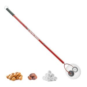 GARDEN WEASEL Medium Nut Gatherer Roller – Nut Collector Tool for Pecans, Hickory Nuts, Golf Balls and More – Yard Picker Upper with Durable Steel Cage and Ergonomic Handle - Newest Model