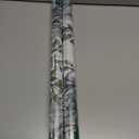 2 x Window Privacy Film with Cutting Grid, Non-Adhesive Stained Glass Window Film Decorative, Static Cling Privacy Window Film (Leaf Rainbow,17.5 X 78.7 inch)