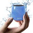 Comiso Small Bluetooth Speaker, IPX7 Waterproof Speaker With Robust Bass And Stereo Sound, Wireless Speakers With Hands-Free Call, Portable Speakers for Hiking, Car or Trip, Ideal Gift for Men, Women