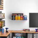 Ultrawall Wall Mounted Storage Shelf, Garage Shelves 24x12 Inch, Metal Shelf Rack, Heavy-Duty Wall Organizer for Closet, Kitchen, Laundry Room 2 Pack, White