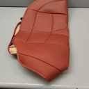 NS YOLO Leather Car Seat Covers Full Set, Universal Fit for Most Cars, SUVs and Sedans,Waterproof Luxury Leatherette Cushions, 5 Seats Protectors, Wine Red, Front Pair-2 Seats (Driver and Passenger)