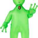 Morph Inflatable Alien Costume Adult, Blow Up Alien Outfit for Men, One Size
