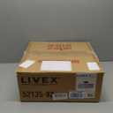 Livex Lighting 52135-92 Meridian Collection 3-Light Semi Flush Mount Ceiling Fixture with Oatmeal Color Fabric Hardback Drum Shade and Satin White Diffuser, English Bronze