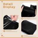 Fuxury Extra Large Poly Mailers 24x36" 50 Pcs, 2.5mil Bulk Shipping Bags for Clothing,Strong Adhesive Shipping Envelopes for Small Business Supplier,XL Poly Mailing Envelopes Black