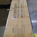 Bellemave Queen Loft Bed with Desk, Metal Queen Loft Bed Frame with Guardrail and Ladder for Adults, Kids, Teens, Black with A Black Desk