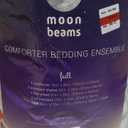 Moon Beams Full Comforter Bedding Ensemble (Penelope) 1 Comforter, 2 Shams Sheet Set, 1 Flat Sheet, 1 Fitted Sheet, 2 Pillowcases