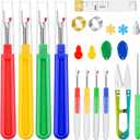 20 PCS Seam Ripper Kit for Sewing, Needle Threader, Thread Snips, Thimble, Tape Measure, Tailors Awl, Large Thread Remover and Small Stitch Ripper Sewing Supplies and Accessories for Craft