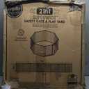 Regalo Safety 24"-192" Metal 2-in-1 Super Wide Baby Gate & Play Yard