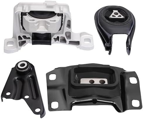 YBDDZH Engine Motor and Transmission Mount Kit Compatible with 2010 2011 2012 2013 3 2.0L L4 Auto Transmission，Replace# A4405 B37F39040F A4402 BBM439060 A4421 BBM539070B A4418 BFD139010A 4 pcs
