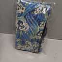 Maydahui 24/48/72 Slots Colored Pencil Wraps Canvas Pencils Roll Holder Pencil Pouch Aesthetic Case Organizer Bag for Art Lovers Artist Drawing(Blue Ocean,72 Slots)