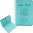 4 x Cnycmy Passport Holder for Travel,Passport Cover Case with RFID
