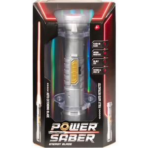 Power Saber Energy Blade Red | First Ever Automatic Saber | Auto Extending & Retracting Saber | Extends 35" (90cm) | Motion Based SFX | Ages 6+ | by Goliath