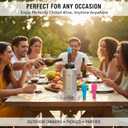 Wine Bottle Cooler Sleeve, Reusable Ice Wine Chiller for 750ml Bottles, Flexible Gel Ice Pack, Keep Wine Cold for Travel, Picnic Party