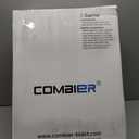 Combier Bidet Toilet Seat with Heated Warm Water & Nozzle Wash, Auto-Dry, Quiet Close Lid, Wireless Remote - Electric Bidet Seat 102S-B(Elongated)