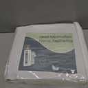 Back Tab Linen Curtains 96 inches Long 2 Panels Set for Living Room Sliding Glass Door Ivory Cream Semi Sheer Curtains Light Filtering Canvas Cloth Linen Drapes 96 inch Floor to Ceiling Length (Natural)