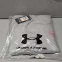 Under Armour Men's Project Rock Red One North Pole Training Club Hoodie (Gray, S)