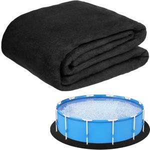18FT Heavy Duty Ground Pool Pads for Above Ground Pool Liner, Pool Ground Mats for Pool Bottom, Above Ground Pool Blanket- Under Pool Padding - Replacement GroundPool Liner Pad Cloth Protector