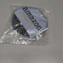 Angled 2-Slot Non-Polarized Angle Power Cord 25 FT, 90 Degree L-Shaped TV Power Cord, IEC320 C7 to NEMA 1-15P, 2 Prong Replacement Cable, Figure 8, Black