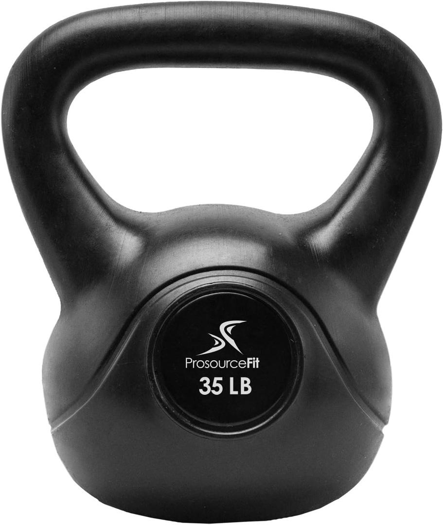 ProsourceFit Vinyl Plastic Kettlebell 35 lbs